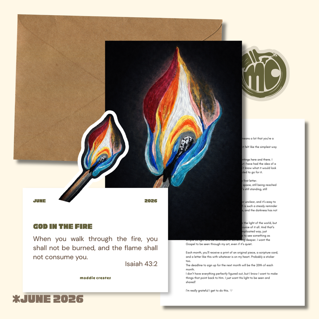 The Source Letter Print Club Membership (Ships the 1st of the Month)