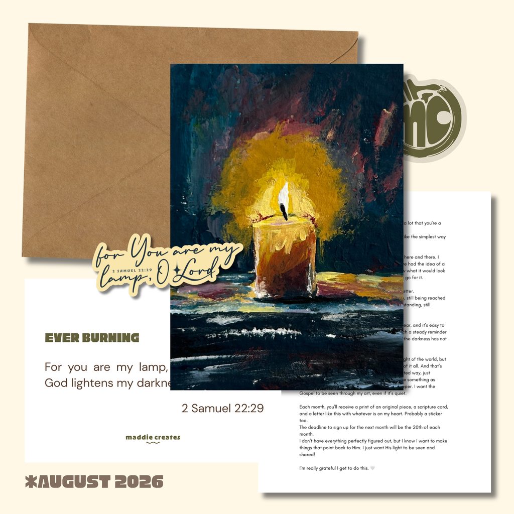 The Source Letter Print Club Membership (Ships the 1st of the Month)